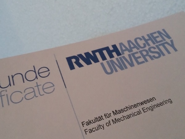 RWTH Certificate